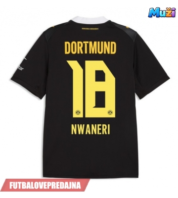 Lacne Muži Futbalové dres Borussia Dortmund Ethan Nwaneri #18 2026-27 Krátky Rukáv - Preč